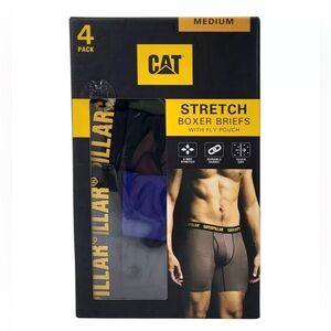 CATERPILLAR CAT Men’s performance stretch boxer briefs 4-pack multi color